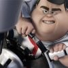 O comandante McCrea luta contra o piloto automático da nave Axiom, na animação WALL-E (Reprodução)
