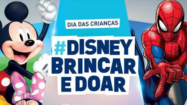 Disney celebra a campanha "Brincar e Doar", em comemoração ao Dia das Crianças