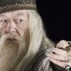 Michael Gambom, na pela de Alvo Dumbledore em "Harry Potter"