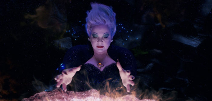 Melissa Mccarthy em cena de "A Pequena Sereia" como Úrsula