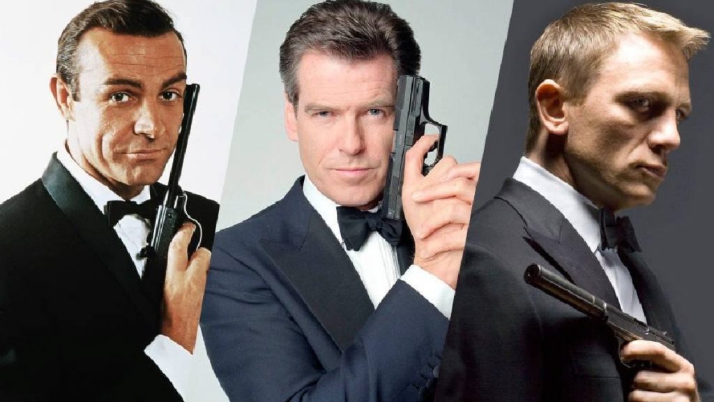 James Bond: Sean Connery, Pierce Brosnan, Daniel Craig e outros grandes atores viveram o agente 007 (Foto: Reprodução)