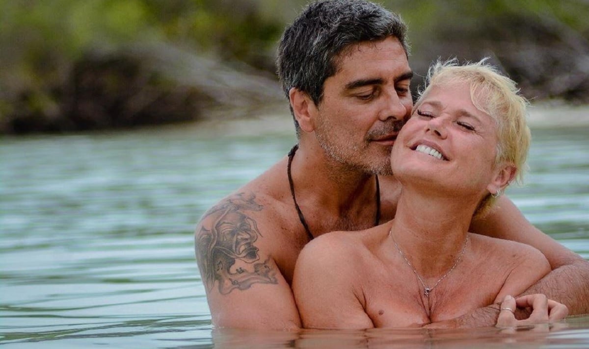 Junno Andrade e sua amada Xuxa em momento de intimidade (Foto: Reprodução/ Instagram)