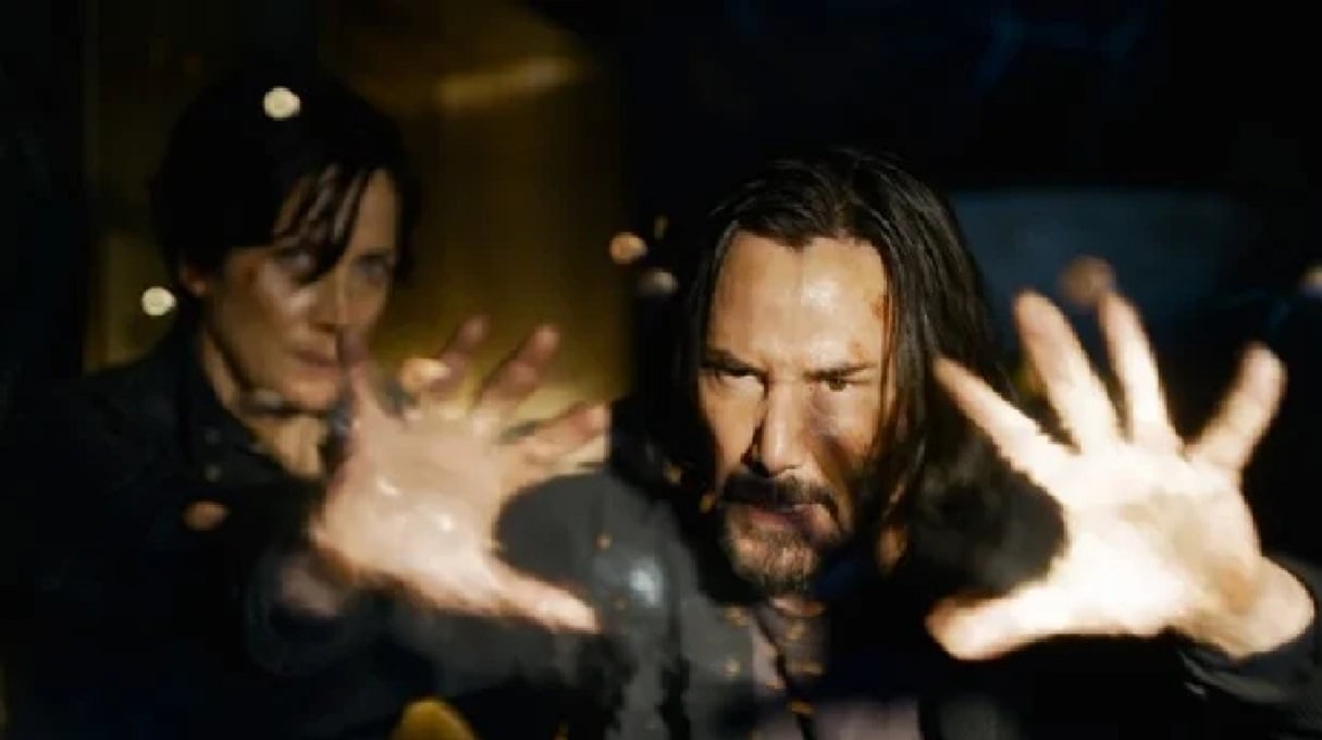 Em Matrix Resurrections Keanu Reeves e Carrie-Anne Moss têm performances incríveis (Foto: Reprodução)