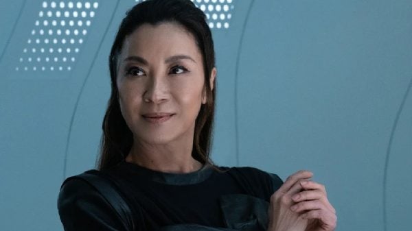 A premiada Michelle Yeoh vive a capitã Philippa Georgiou em Star Trek Discovery (Foto: Michael Gibson/CBS)