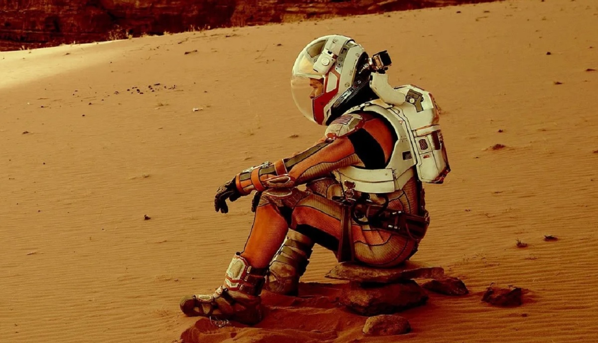 Cena do filme perdido em Marte de Ridley Scott e estrelado por Matt Damon (Foto: Reprodução)
