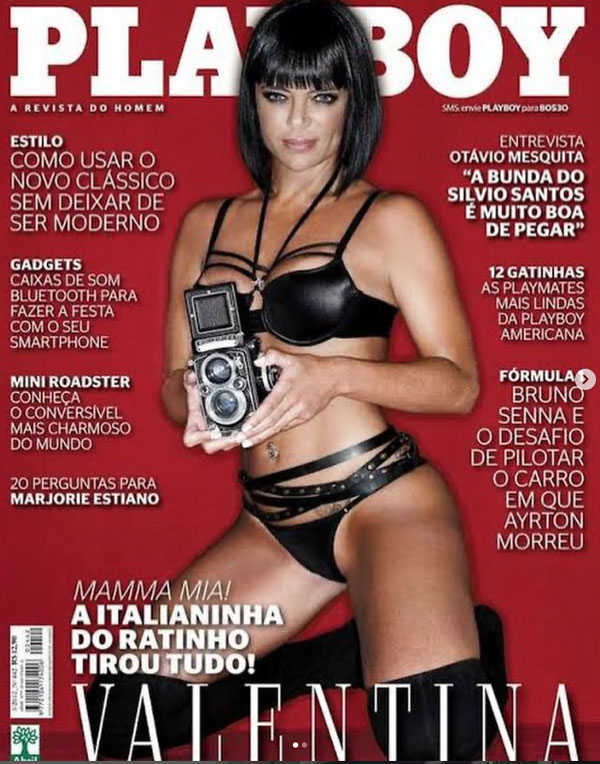 Valentina Francavilla foi capa de revista Playboy em 2012