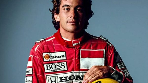 Ayrton Senna na década de '90 quando corria pela McLaren (Foto: Divulgação)