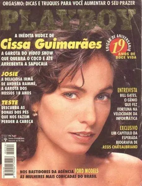 Cissa Guimarães foi capa de Playboy de 19 anos