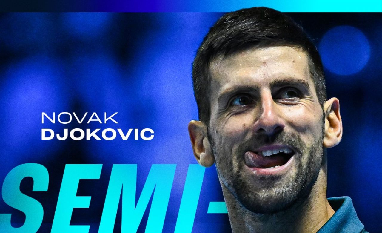 Djokovic está na semifinal do ATP Finals