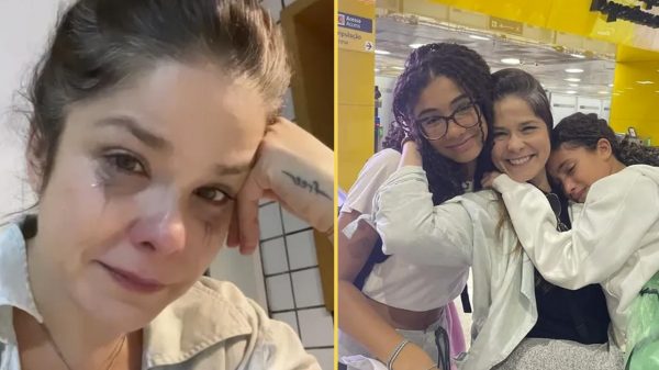 Samara Felippo está sofrendo de saudade da filha mais velha, que está indo morar fora