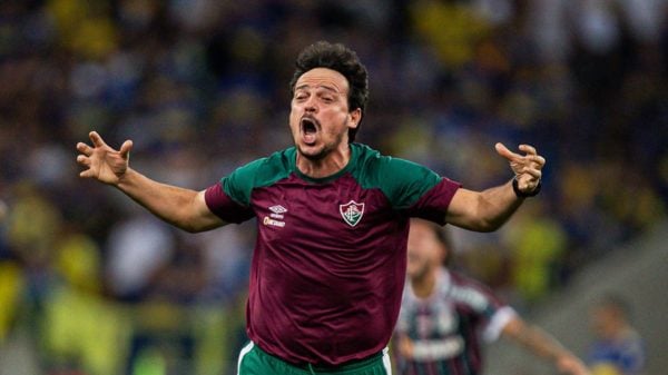 Fernando Diniz foi à loucura com o título do Fluminense