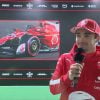 Leclerc comemorou a pole na F1
