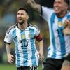 Messi vibrou bastante com a vitória da Argentina