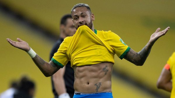 Neymar sofreu críticas depois da partida