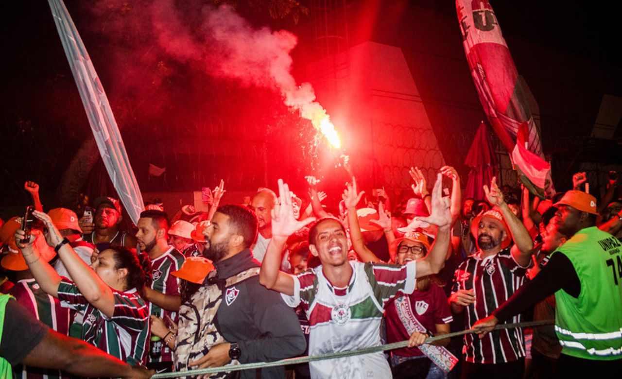 Fluminense teve grande apoio da torcida