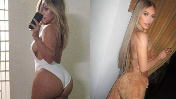 Kim Kardashian com fotos "antes e depois": bumbum diminuiu?