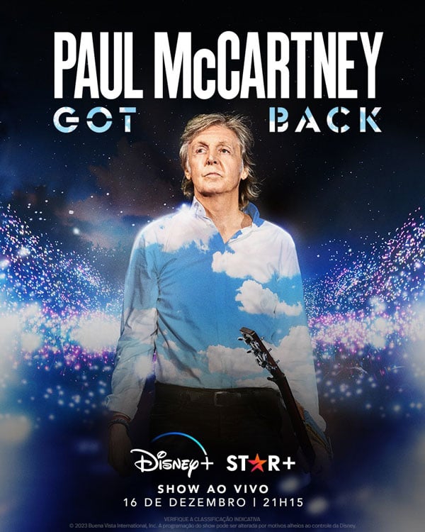 Paul McCartney terá transmissão do último show no Brasil ao vivo