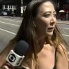 Juliane Massaoka sofreu tentativa de assalto durante uma reportagem ao vivo na Avenida Paulista