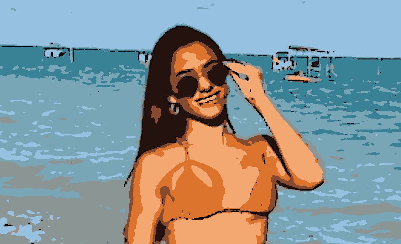 Key Alves dares in an orange bikini and enchants her followers