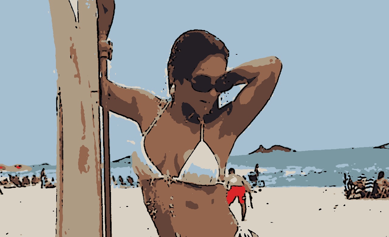 Mileide Mihaile shows off her body on the beach and raises the temperature