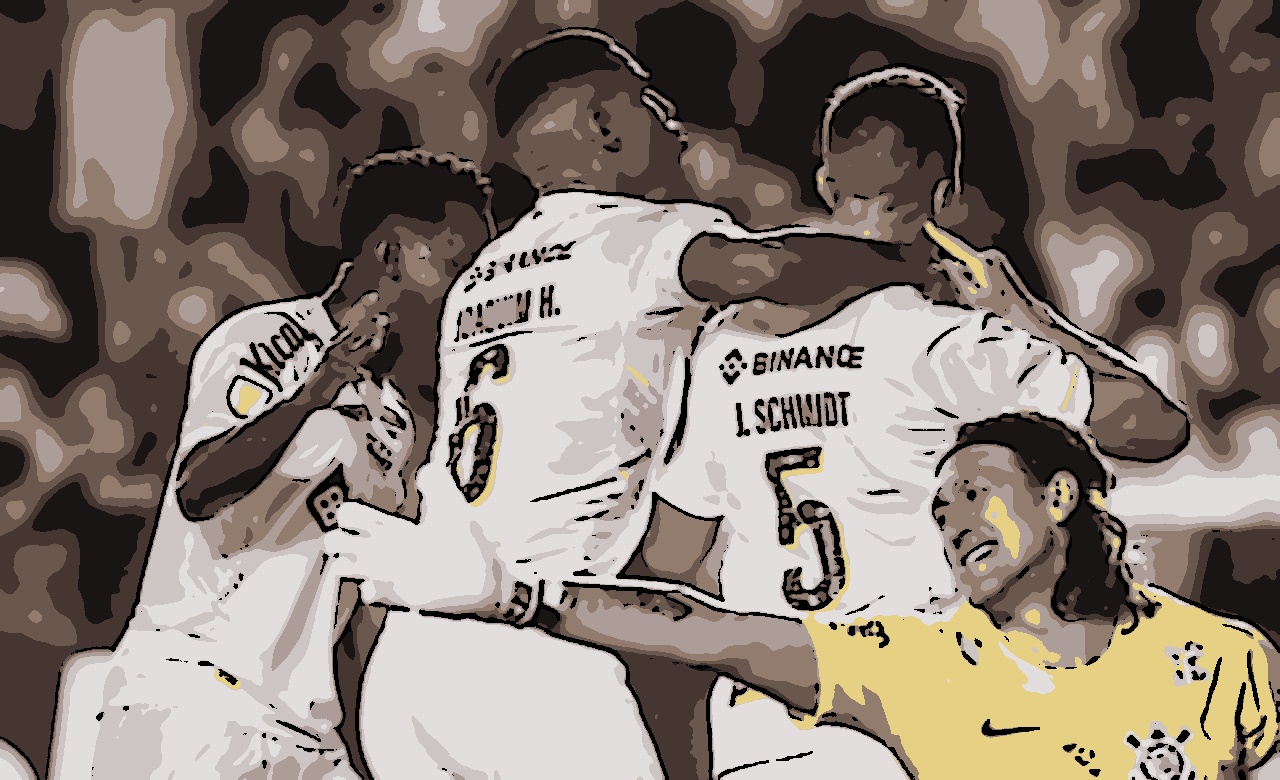 Santos wins, sinks Corinthians and receives a visit from Neymar