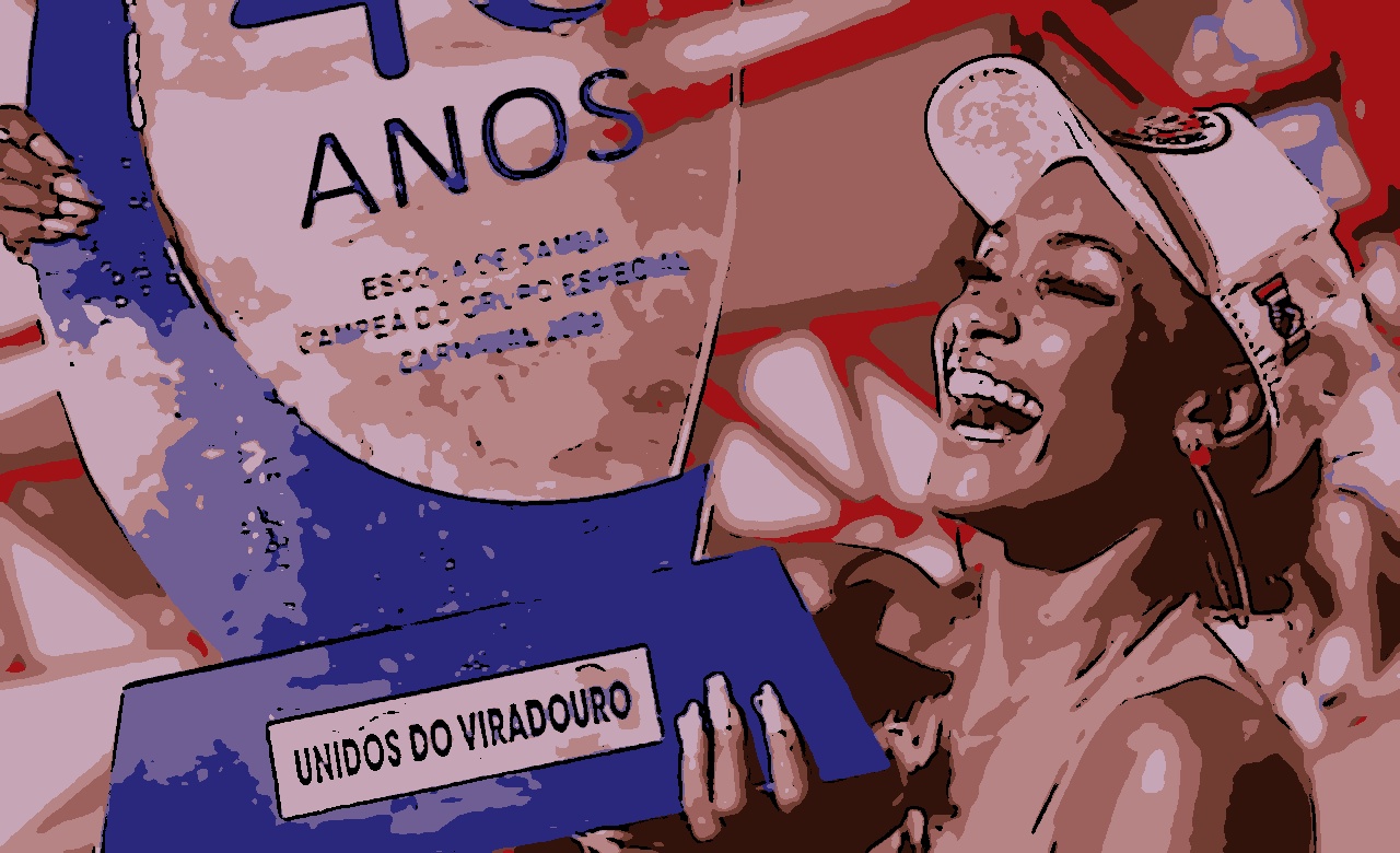Viradouro is champion at RJ Carnival, and Erika Januza is very excited
