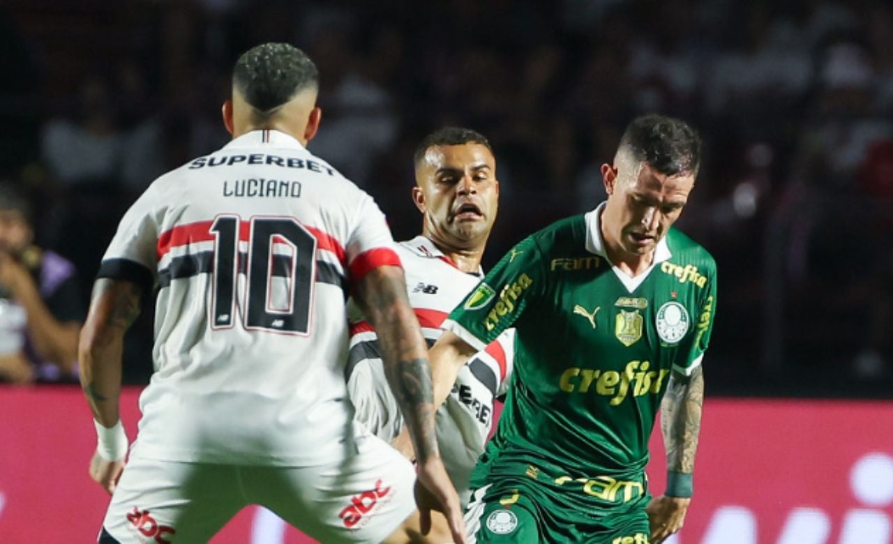 São Paulo e Palmeiras ficaram no empate
